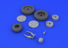 Eduard 648110 MiG-21PFM wheels 1/48 (EDUARD)